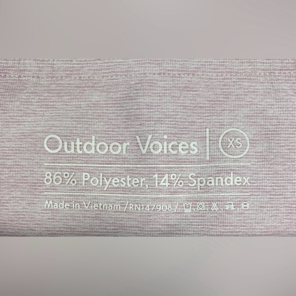 Outdoor Voices Lilac/Lavender/Dahlia 7/8 Spring Leggings Size XSmall - Picture 5 of 6